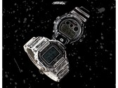 Casio en Joshua Vides geven G-Shock horloges een opvallende comic-book make-over. Afgebeeld: DW-5600JV-7 (rechts) en DW-6900JV-1 (links)