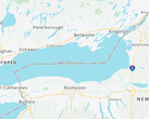 De naam van het Ontariomeer blijft ongewijzigd op MapQuest.