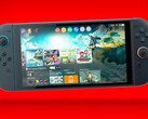 Nintendo Switch 2 met Legend of Zelda: Tears of the Kingdom achtergrond. (Afbeeldingsbron: Nash Weedle op X)