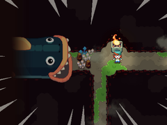 Afgebeeld - een ingame screenshot van Under the Island.