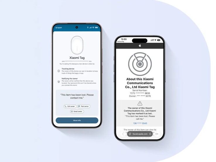 De Xiaomi Tag heeft een Verliesmodus