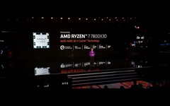 AMD heeft op CES 2023 drie nieuwe processoren met 3D V-cache onthuld (afbeelding via AMD)