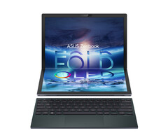 De ASUS Zenbook 17 Fold OLED is &#039;s werelds tweede laptop met een flexibel OLED-scherm. (Afbeelding bron: ASUS)