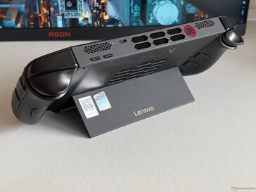 Boven: volumeknoppen, USB-C 4.0 (40 GBit/s, DisplayPort, Power Delivery), aan/uit-knop