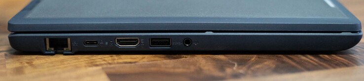 Ethernetpoort, USB-C 3.2 Gen1, HDMI 1.4b, USB-A 3.2 Gen1, audio-aansluiting
