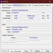 CPU-Z Hoofdbord