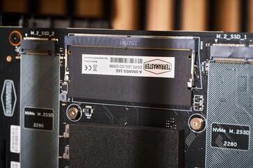 Het RAM-geheugen kan worden vervangen.