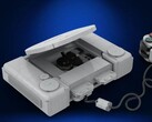 Een schermafbeelding van de Lego Ideas Sony PlayStation 1-console met controller