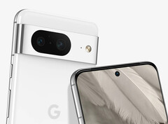 De Pixel 8 zou compacter moeten zijn dan de Pixel 7, maar groter dan de Galaxy S23. (Beeldbron: @OnLeaks &amp;amp; MySmartPrice)