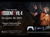 De zeer goed beoordeelde AAA-titel is nu verkrijgbaar in de App Store (Afbeelding Bron: Resident Evil via YouTube)