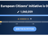 Doel bereikt: Er zijn één miljoen handtekeningen verzameld. (Afbeelding bron: Stop Killing Games)