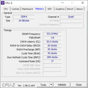 Systeem info CPU-Z Geheugen