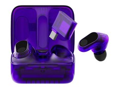 De Glass Purple Sony Inzone Buds hebben een doorschijnend ontwerp.