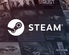 Het logo van Steam.