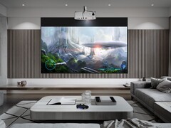 De Optoma GT2160HDR projector kan beelden werpen in verschillende beeldverhoudingen, waaronder 32:9 super-ultra-wide. (Beeldbron: Optoma)