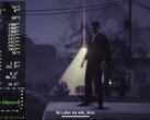 DroidDeck 0.3.0 waarop Alan Wake's American Nightmare draait, met de Steam-prestatieoverlay in beeld.