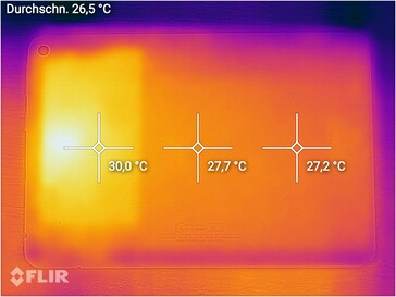 Thermisch beeld - onderzijde