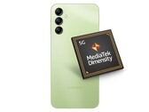 De Samsung Galaxy A14 maakt gebruik van een Mediatek MT6769 Helio G80 SoC. (Bron: Samsung/MediaTek/bewerkt)