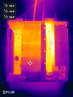 Minisforum MS-02 Ultra-stresstest (zonder behuizingsdeksel)