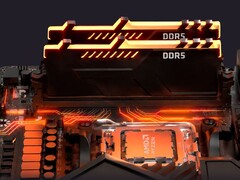 Een promotionele render van AMD's EXPO-UUL DDR5-geheugenstandaard