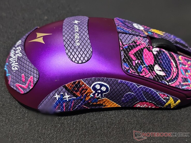 Volledig versierd met stickers