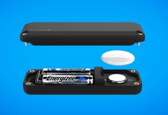 De TimeCapsule voorziet een Apple AirTag van stroom via twee AA-batterijen. (Afbeeldingsbron: Elevation Lab)