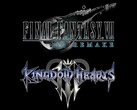 Final Fantasy 7 Remake en Kingdom Hearts logo's (bron: Square Enix, Disney met bewerkingen)