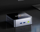 De NucBox M3 Pro begint bij $329,99. Afgebeeld: een promofoto van de voorkant van de mini PC.