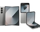 Samsung Galaxy Z Fold6 (links) en Z Flip6 (rechts). (Afbeeldingsbron: Amazon)