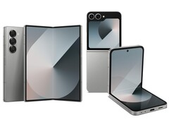 Samsung Galaxy Z Fold6 (links) en Z Flip6 (rechts). (Afbeeldingsbron: Amazon)