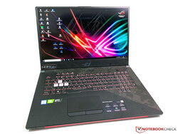 Getest: ASUS ROG Strix Scar II GL704GW laptop. Testmodel geleverd door ASUS Germany.