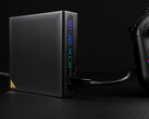 In Cyberpunk 2077 had de USB4 v2 ongeveer 25% voorsprong op zijn voorganger. Afgebeeld: de OneXGPU Lite eGPU. (Afbeeldingsbron: ETA Prime)