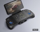 Retroid Dual Screen Add-On bevestigd op een Retroid Pocket 5. (Afbeeldingsbron: Retroid)