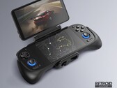 Retroid Dual Screen Add-On bevestigd op een Retroid Pocket 5. (Afbeeldingsbron: Retroid)