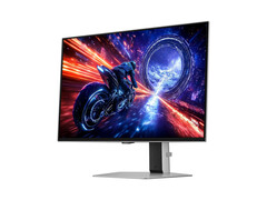 Een promotionele afbeelding voor de Odyssey OLED G6 500Hz gamingmonitor van Samsung tegen een witte achtergrond. (Afbeelding Bron: Samsung)