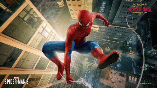 Het „Spider-Man Fresh Start“-pak voor Peter Parker in Spider-Man 2.
