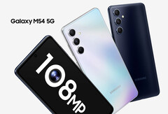 De Galaxy M54 moet een krachtiger alternatief zijn voor de eveneens nieuwe Galaxy F54. (Beeldbron: Samsung)