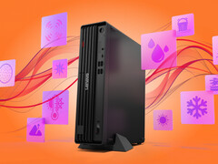 De ThinkCentre M75s Gen 6 weegt 4,8 kg en heeft afmetingen van 336 x 300 x 89 mm.