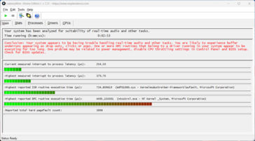 LatencyMon - overzicht