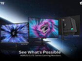 Gigabyte heeft de Aorus Elite-serie gaming monitoren geïntroduceerd op Computex 2026