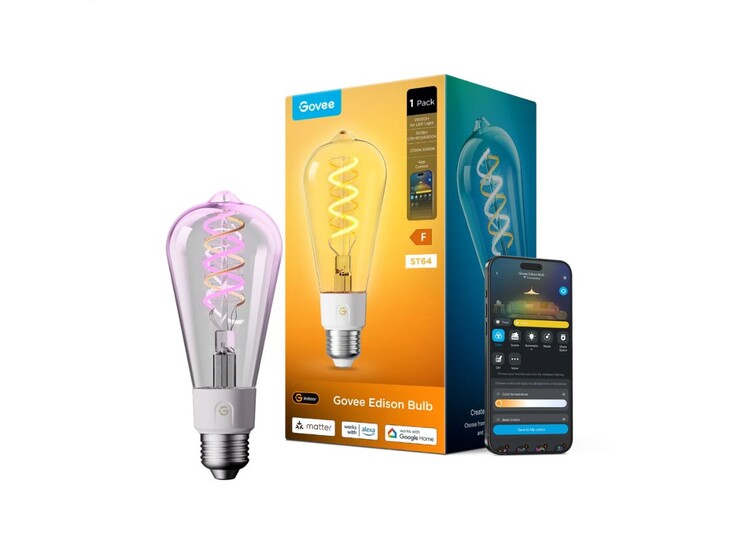 De Govee E27 Smart Edison gloeilamp 500lm voor de EU