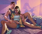 Officieel artwork voor GTA 6 met de twee hoofdrolspelers Jason en Lucia. (Afbeeldingsbron: Rockstar)