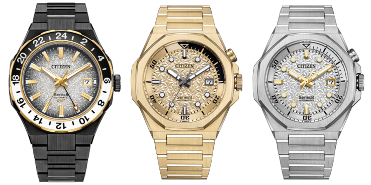 Van links naar rechts: de Citizen NB6035-55H, NB6062-52P en NB6060-58H horloges. (Afbeelding bron: Citizen)