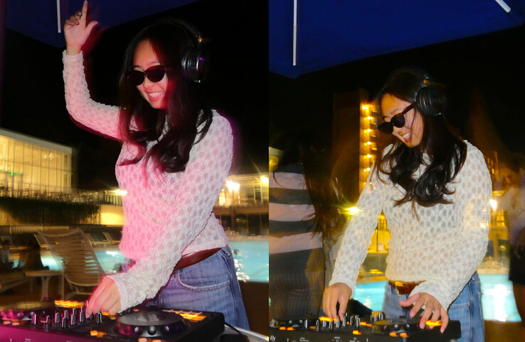 Studio Max 1 gebruikt tijdens draadloos mixen. (Afbeelding bron: Notebookcheck)