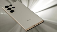 Deze onofficiële Samsung Galaxy S23 Ultra concept render toont een Galaxy Note design invloed. (Beeldbron: TechnizoConcept & Unsplash - bewerkt)
