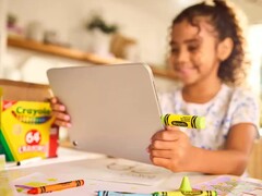 De SanDisk Crayola USB-C Flash Drive is compatibel met een groot aantal apparaten, waaronder tablets. (Afbeeldingsbron: SanDisk)