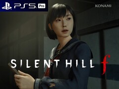 Silent Hill f banner met PS5 Pro verbeterd logo (Afbeelding bron: Konami, Sony PlayStation met bewerkingen)