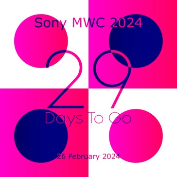 Sony MWC 2024 evenementposter (Afb. bron: @InsiderSony)