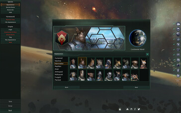 Afgebeeld: Een gameplay screenshot van Stellaris.