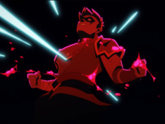 Sworn heeft een zeer Hades-achtige combat - met als belangrijkste verschil dat het multiplayer ondersteunt. Afgebeeld - een screenshot uit de gametrailer. (Afbeeldingsbron: PlayStation/YouTube)